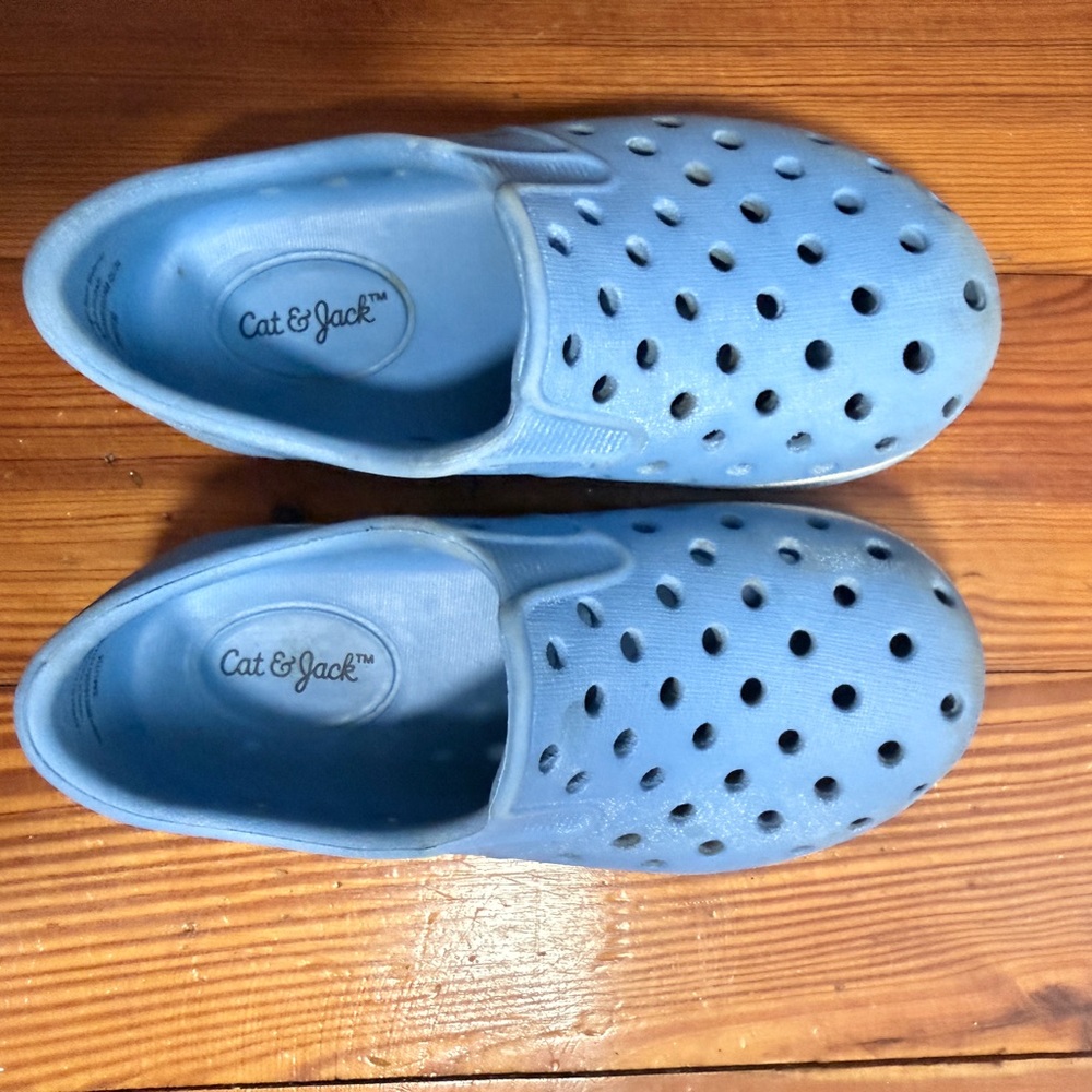 Cat & Jack Light Blue Perforated Slip-Ons
